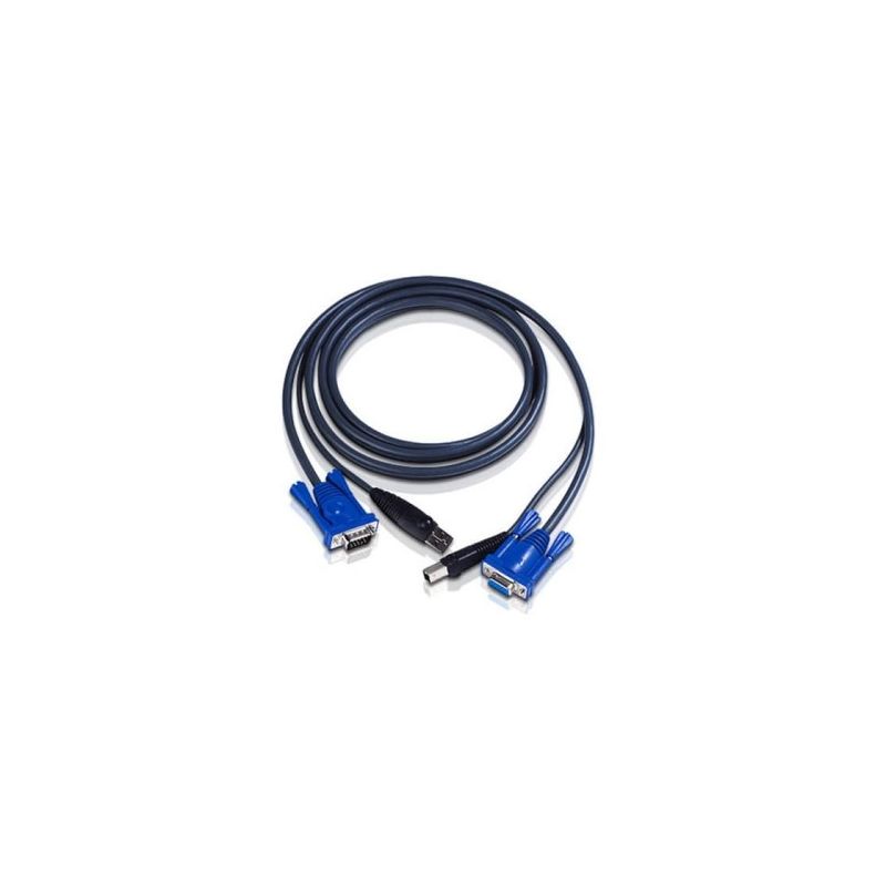 kabel KVM USB 1.5 Mtr