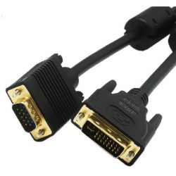 Converter DVI 24+5PIN MALE TO VGA MALE KABEL)