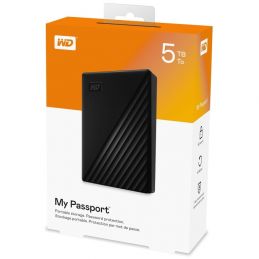 HDD external WD MY PASSPORT NEW 5TB BLACK