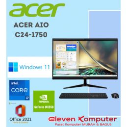 PC ACER AIO C24-1750 I7-1260P/8GB/512GB-SSD/23.8FHD/NO-ODD/WIN11+OHS21