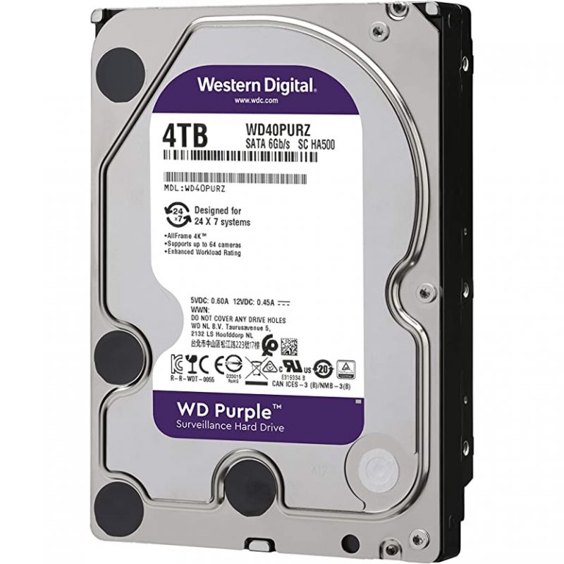 HDD WD 4TB WD42PURZ PURPLE