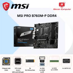 MB MSI PRO B760M-P - DDR4 (LGA1700, DDR4)
