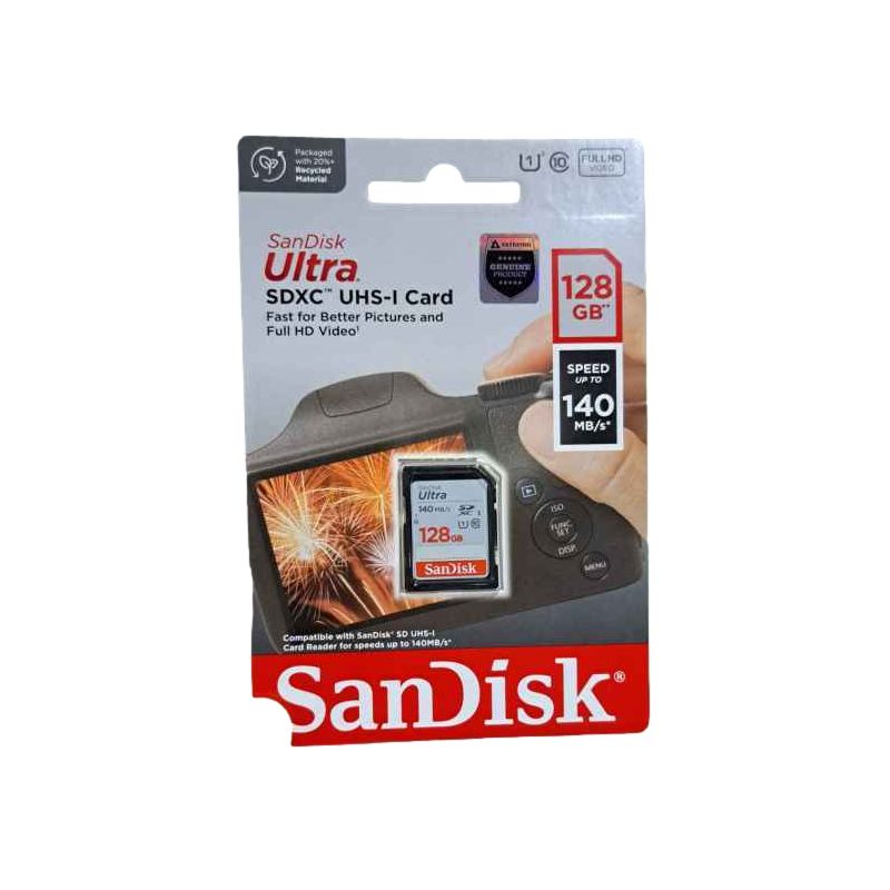 Memory Sandisk SDXC ULTRA 128GB 140mb