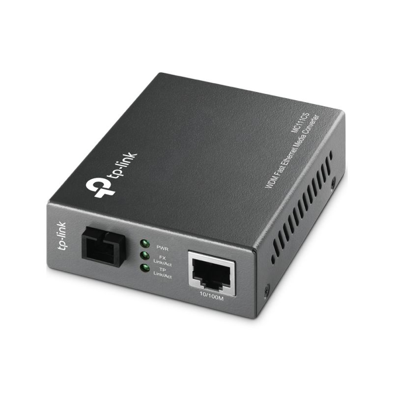 TP-Link MC111CS 10/100Mbps WDM Media Converter TP-Link MC111CS 10/100Mbps WDM Media Converter
