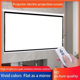LAYAR PROJECTOR 96'' MOTORIZE (2438x2439) Letaec