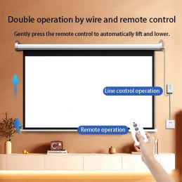 LAYAR PROJECTOR 96'' MOTORIZE (2438x2439) Letaec