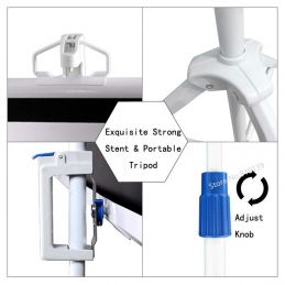 LAYAR PROJECTOR 84'' MANUAL TRIPOD 214x214) Letaec