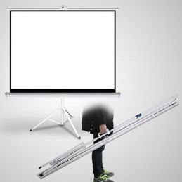 LAYAR PROJECTOR 84'' MANUAL TRIPOD 214x214) Letaec
