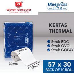 KERTAS THERMAL STRUK EDC BLUEPRINT LITE 57x30