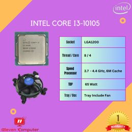 CPU Intel Core i3-10105 (LGA1200) Tray