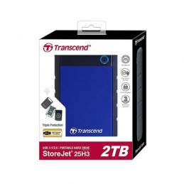 HDD External Transcend STOREJET 25H3 2TB Blue