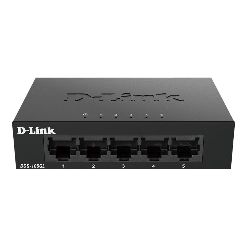 D-LINK DGS-105GL HUB 5 PORT GIGABIT DESKTOP SWITCH 10/100/1000Mbps