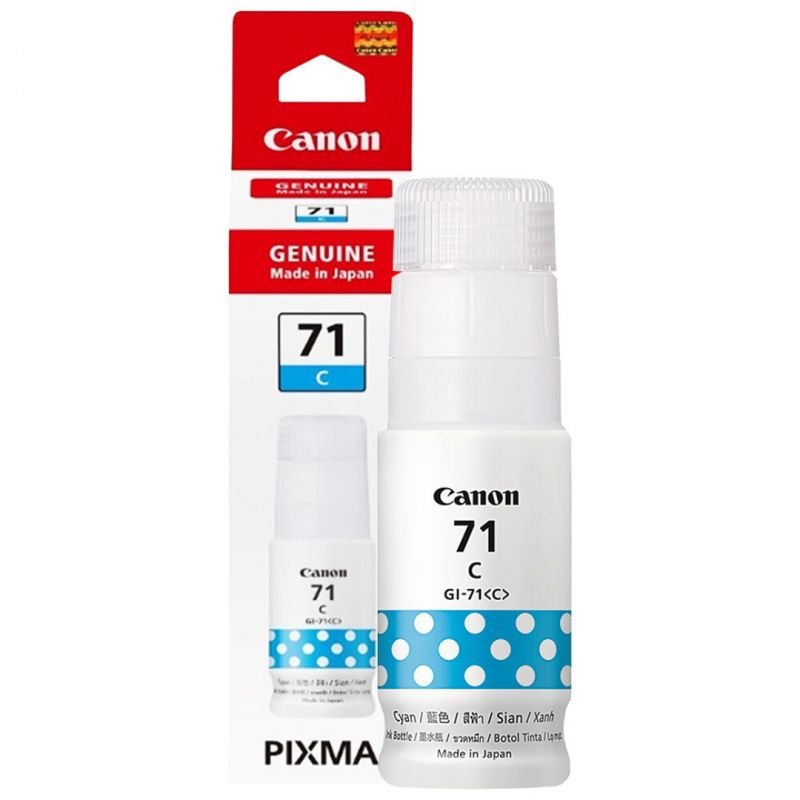 Tinta Canon GI-71 Cyan Magenta Yellow