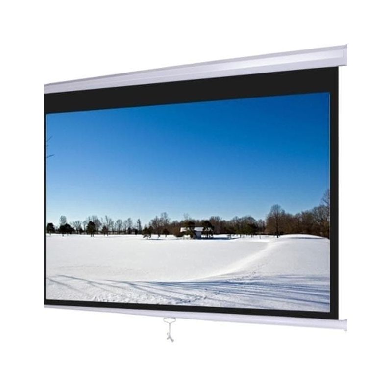 LAYAR PROJECTOR 96" 1:1 MANUAL WALL (244 x 244cm) Letaec LAYAR PROJECTOR 96" 1:1 MANUAL WALL (244 x 244cm) Letaec