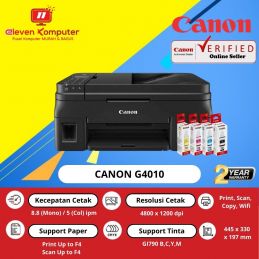 Printer Canon G4010 Print, Scan, Copy, Wifi