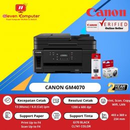 Printer Canon GM4070 Monochrome Multifungsi Printer