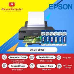 Printer Epson L8050 Print Only,Wifi 