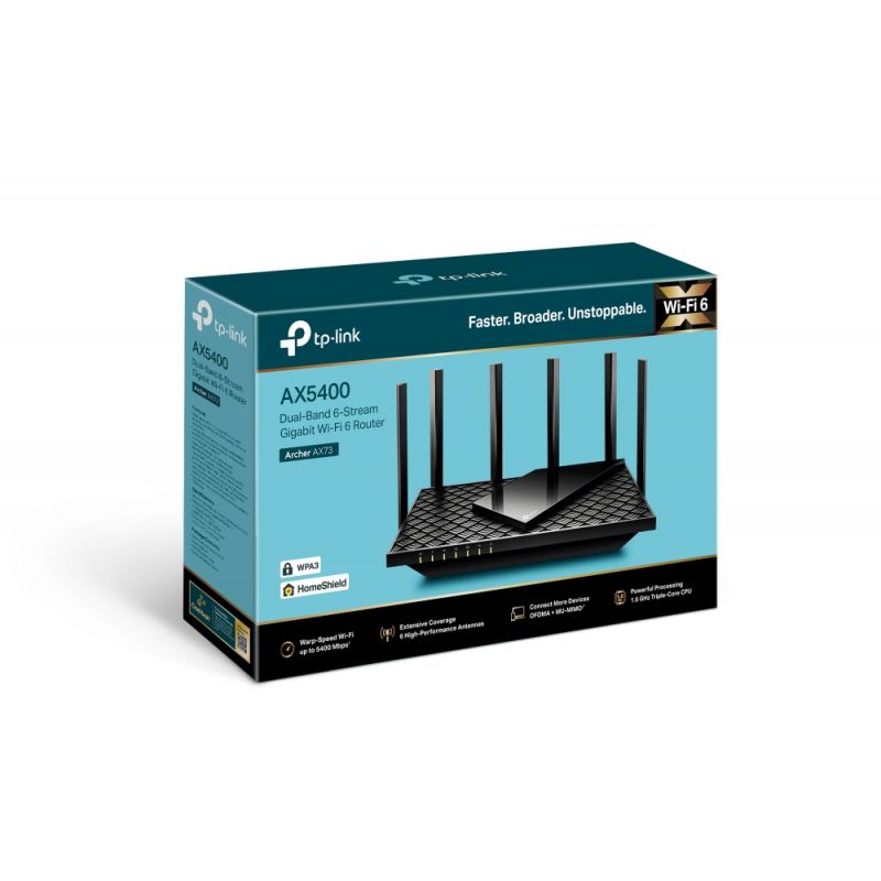 TP-LINK ARCHER AX73 AX5400 Dual-Band Wi-Fi 6 Router Gigabit