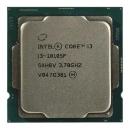 CPU Intel Core i3-10105F 3.7Ghz Up To 4.4Ghz - Cache 6MB Tray Socket LGA 1200