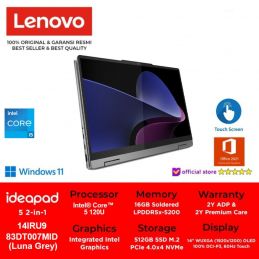 NB LENOVO IP 5 2-in-1 14IRU9 Intel Core 5 120U Touch Luna Grey 83DT007MID/Cosmic Blue 83DT007LID