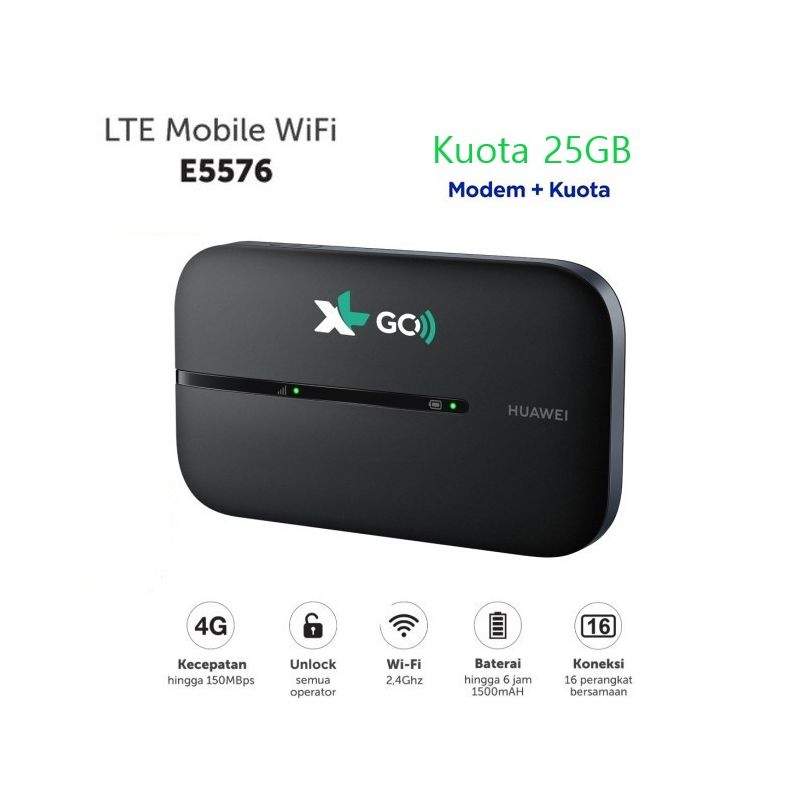 MODEM XL GO IZI (E5576-325) UNLOCK FREE 25GB