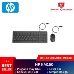 Keyboard + Mouse HP USB KM150