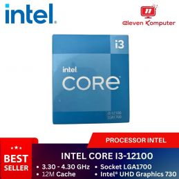 CPU Intel Core i3-12100 3.3GHz Up To 4.3GHz - Cache 12MB Box Socket LGA 1700