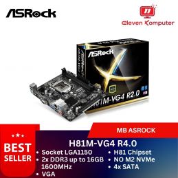 MB Asrock H81M-VG4 R4.0 (LGA1150, DDR3)