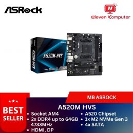 MB Asrock A520M-HVS (AM4, DDR4)