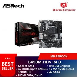 MB Asrock B450M-HDV R4.0 (AM4, DDR4)