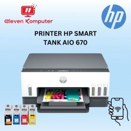 PRINTER HP SMART TANK AIO 670 PRINT, SCAN, COPY, WIRELESS
