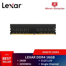 RAM PC DDR4 LEXAR 16GB 3200MHZ LD4AU016G-B3200GSST
