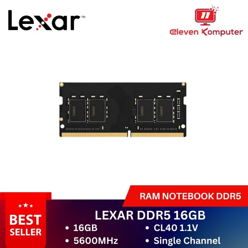 DDR 5 NB LEXAR 16GB 5600MHZ