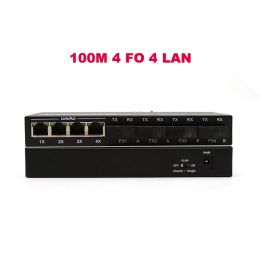 NETLINK MEDIA CONVERTER 4FO TO 4 LAN 10/100MBPS