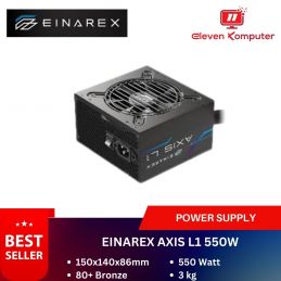 Power Supply EINAREX AXIS L1 550W 80+ BRONZE
