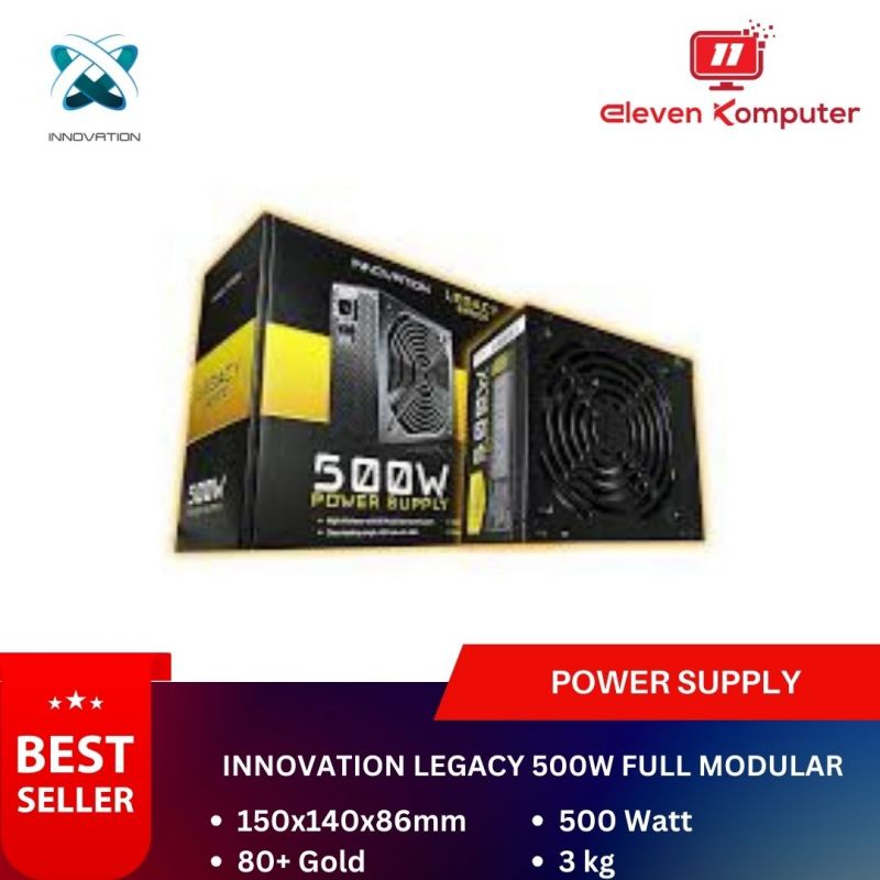 Power Supply Innovation Legacy 500W (80+ GOLD)