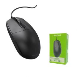 MOUSE USB ROBOT M102 BLACK