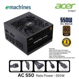 POWER SUPPLY ACER EMACHINES AC550 550W 80+ BRONZE FULL MODULAR