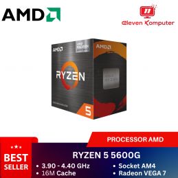 CPU AMD Ryzen 5 5600G 3.9Ghz Up To 4.4Ghz Cache 16MB 65W AM4 Box with AMD Wraith Stealth Cooler