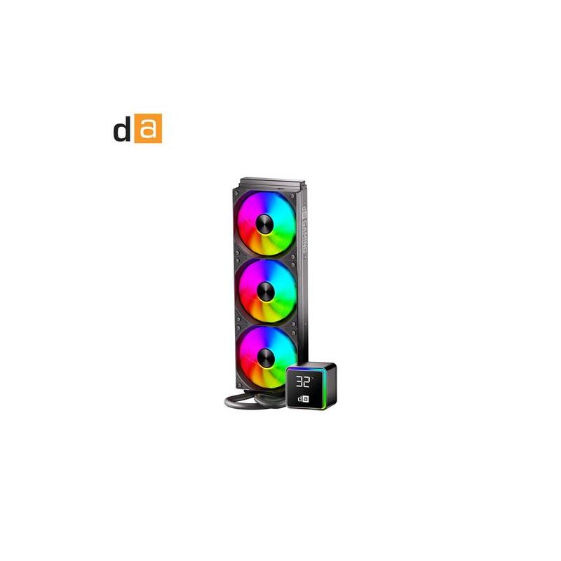 FAN CPU COOLER LIQUID DA GAMING KS360-ARGB BLACK