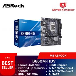 MB ASRock B660M-HDV (LGA1700, DDR4)