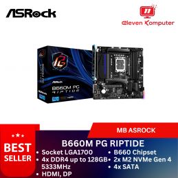 MB ASRock B660M PG RIPTIDE (LGA1700, DDR4)