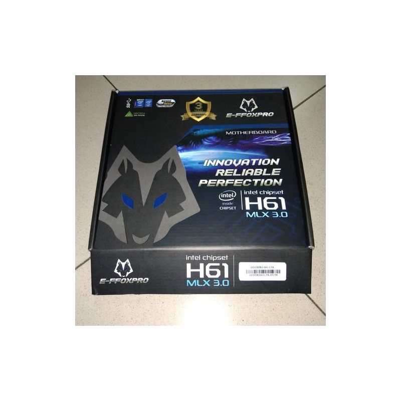 MB LGA1155 E-FFOXPRO H61 MLX - DDR3