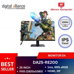 MONITOR DA DA25-RE200 BLACK