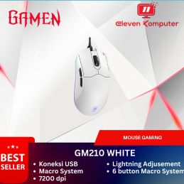 MOUSE GAMING GAMEN GM210 WHITE