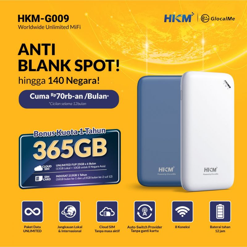 Modem HKM G009 Worldwide Portable WIFI