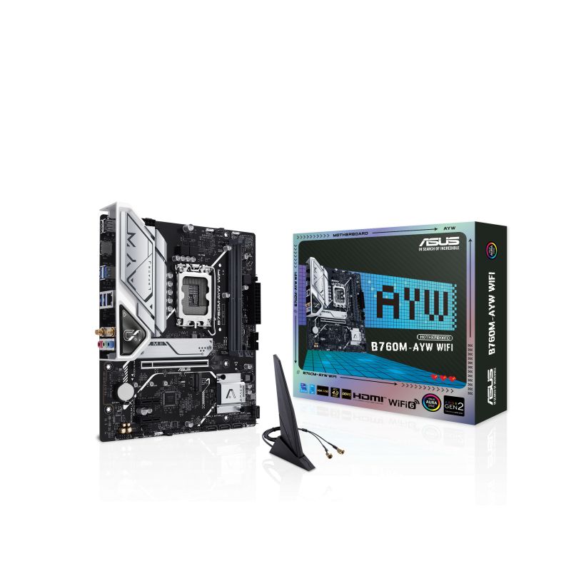 MB Asus B760M-AYW WIFI (LGA1700, DDR5)