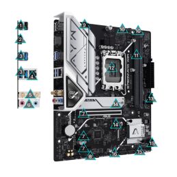 MB Asus B760M-AYW WIFI (LGA1700, DDR5)