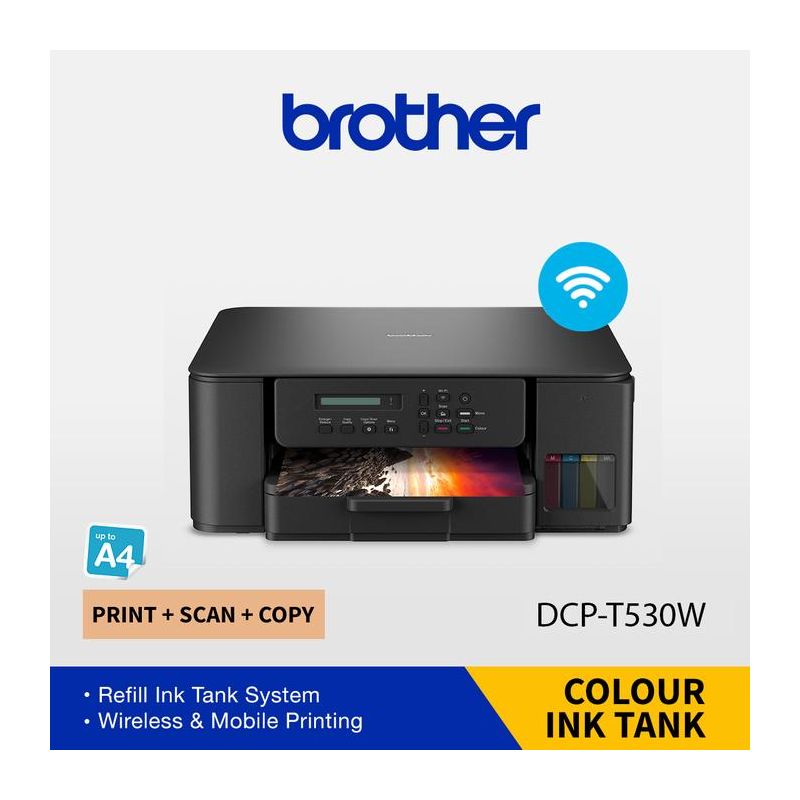 Printer Brother DCP-T530W Multifungsi Printer Wifi Printer Brother DCP-T530W Multifungsi Printer Wifi