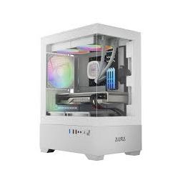 CASING GAMDIAS AURA GC9M INCLUDE 3FAN ARGB WHITE - NO PSU